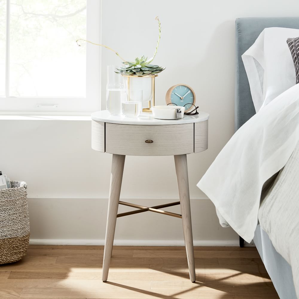 Penelope Bedside Table 46 cm 61 cm West Elm Australia